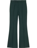 cropped flared trousers