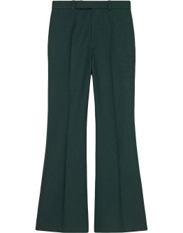 cropped flared trousers