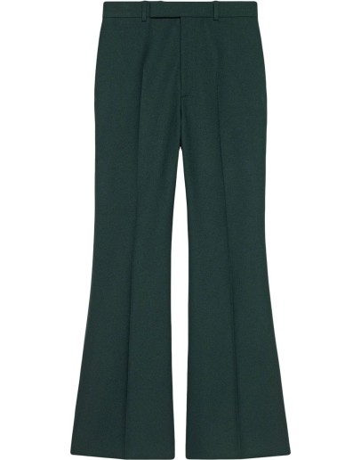 cropped flared trousers