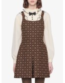 Square G print playsuit