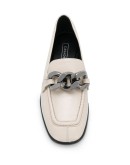 chunky chain loafers
