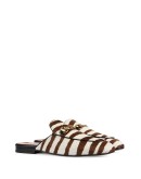 Princetown zebra print slippers