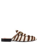 Princetown zebra print slippers
