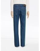 side-stripe straight-leg jeans