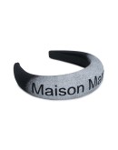 logo-print headband