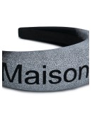 logo-print headband