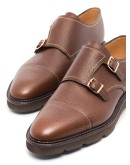 William buckled monk shoes
