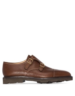 William buckled monk shoes