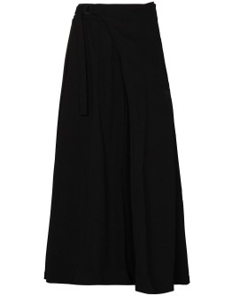 high-waist maxi skirt
