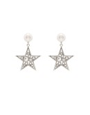 star-motif drop earrings