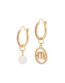mismatched hoop earrings