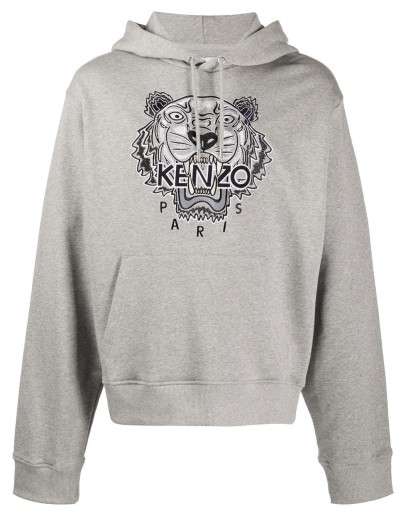 Varsity Tiger logo-print hoodie