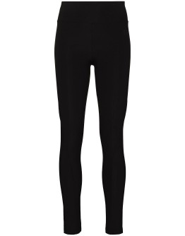 high-waist fitted leggings