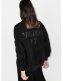 logo-print bomber jacket