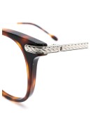 round-frame tortoiseshell glasses