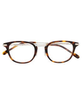 round-frame tortoiseshell glasses