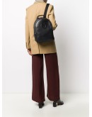 Gancini contrast-lining backpack