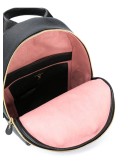 Gancini contrast-lining backpack