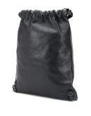 metal embellished contrast backpack 