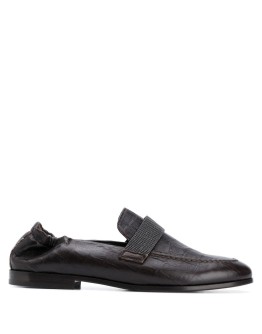 crocodile-effect loafers 