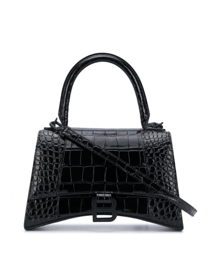 S Hourglass top handle tote