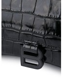 S Hourglass top handle tote