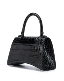 S Hourglass top handle tote
