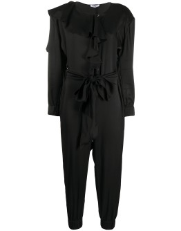 ruffled detailing jumpsuit