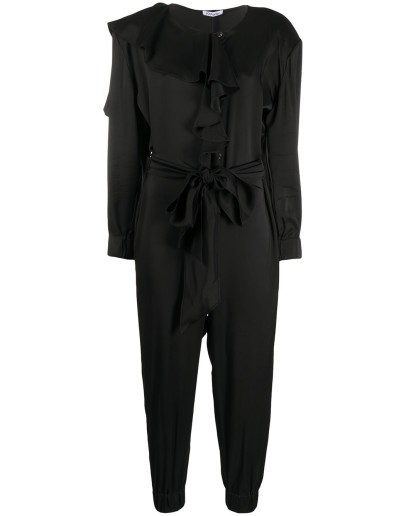 ruffled detailing jumpsuit