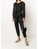 ruffled detailing jumpsuit