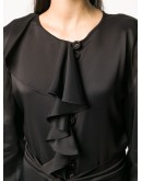 ruffled detailing jumpsuit