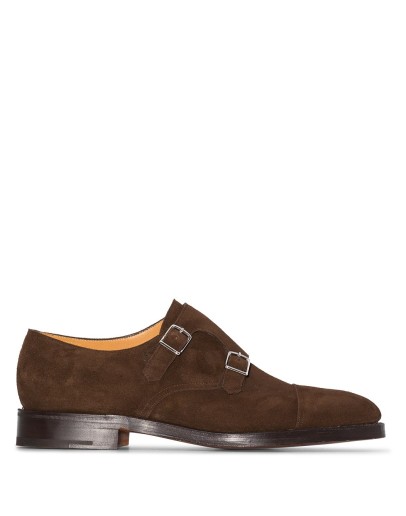 William buckle-strap monk shoes