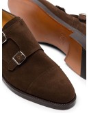 William buckle-strap monk shoes