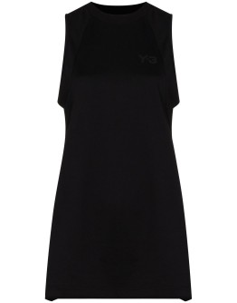 logo-print tank top