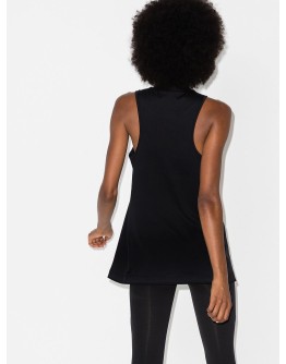 logo-print tank top