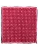 polka-dot silk scarf