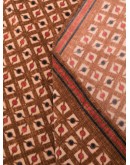 geometric-print square scarf