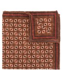 geometric-print square scarf