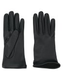 plain leather gloves 