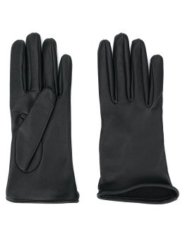 plain leather gloves 