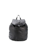 drawstring leather backpack