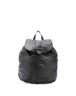 drawstring leather backpack