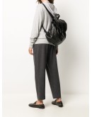 drawstring leather backpack