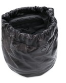 drawstring leather backpack