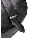 drawstring leather backpack