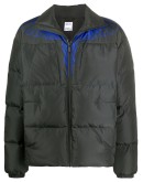 wings-detail padded coat