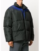 wings-detail padded coat