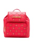 quilted stud backpack