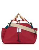 twill drawstring shoulder bag 