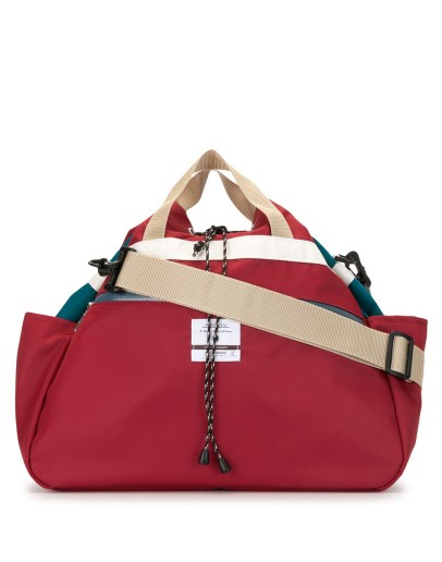 twill drawstring shoulder bag 